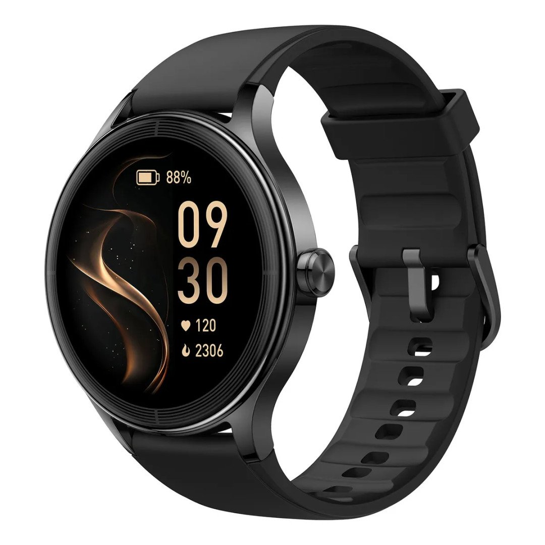 Smartwatch Moda Relógio Hd De Liga De Alumínio 100+ Esportes Caixa Preto Pulseira Rosa-pálido