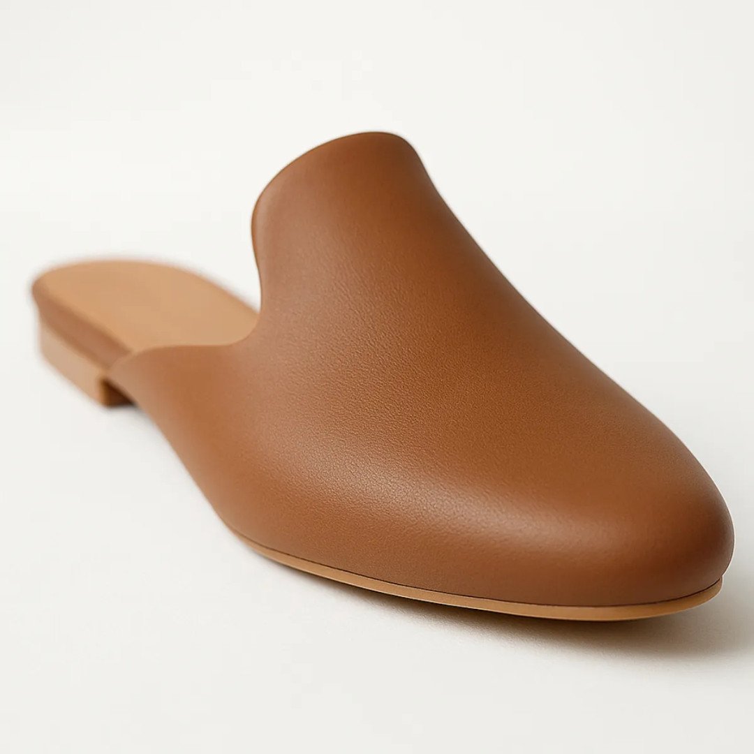 Sapatilha Mule Feminina Rasteira Anabela Moda Mule Bico Fino