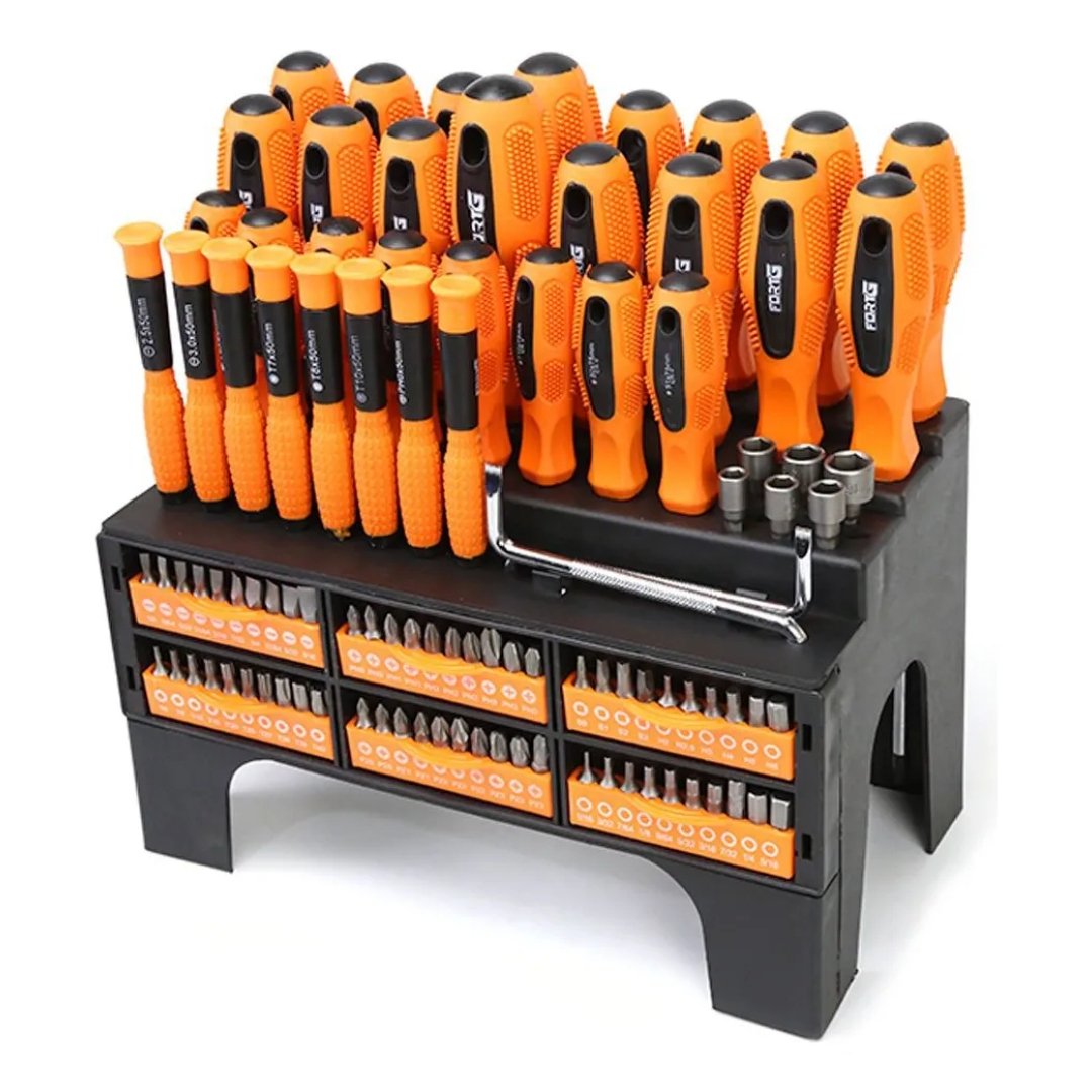 Jogo 100 Peças Chaves De Fenda/ Phillips E Bits ForTG Pro FORTGPRO-FG8193