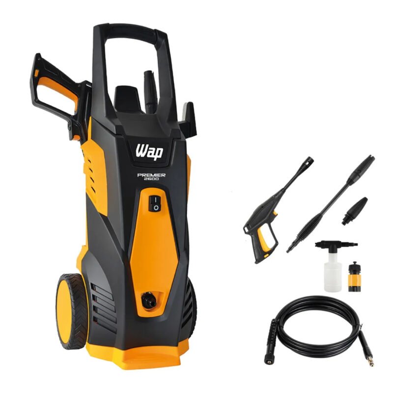 Lavadora de Alta Pressão WAP Premier 2600 1800W 2000 PSI com Aplicador de Detergente