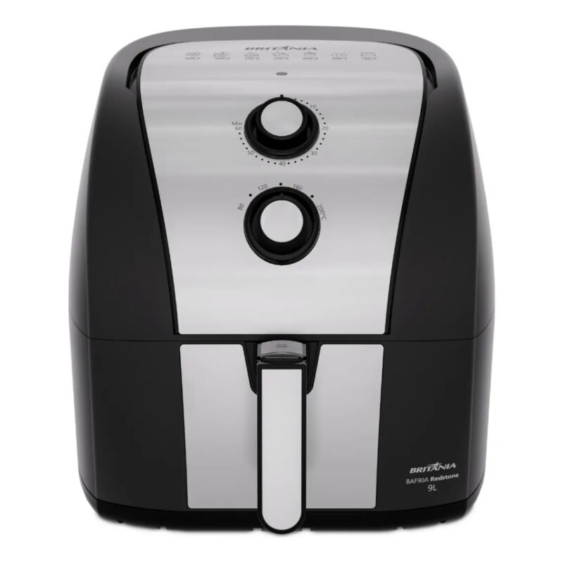 Fritadeira De Ar Baf90a 9l 2000w Antiaderente Preto Britânia