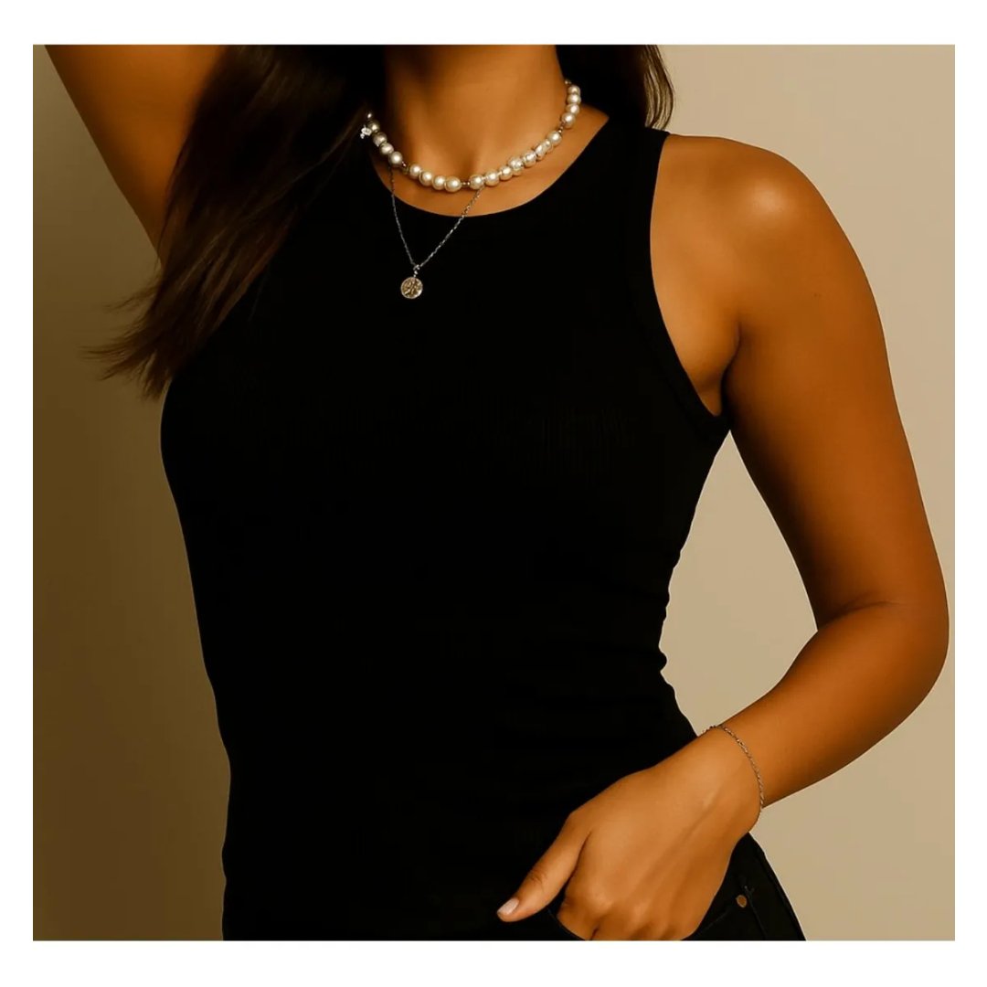 Regata Feminina Canelada Ribana Blusa Academia Básica Verão