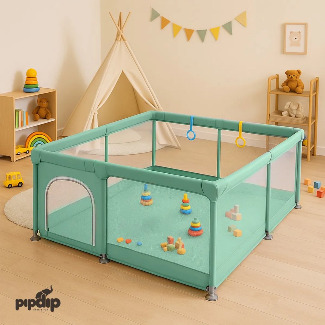 Cercadinho Para Bebê Infantil Chiqueirinho 127x127cm Pipdip 127x127cm