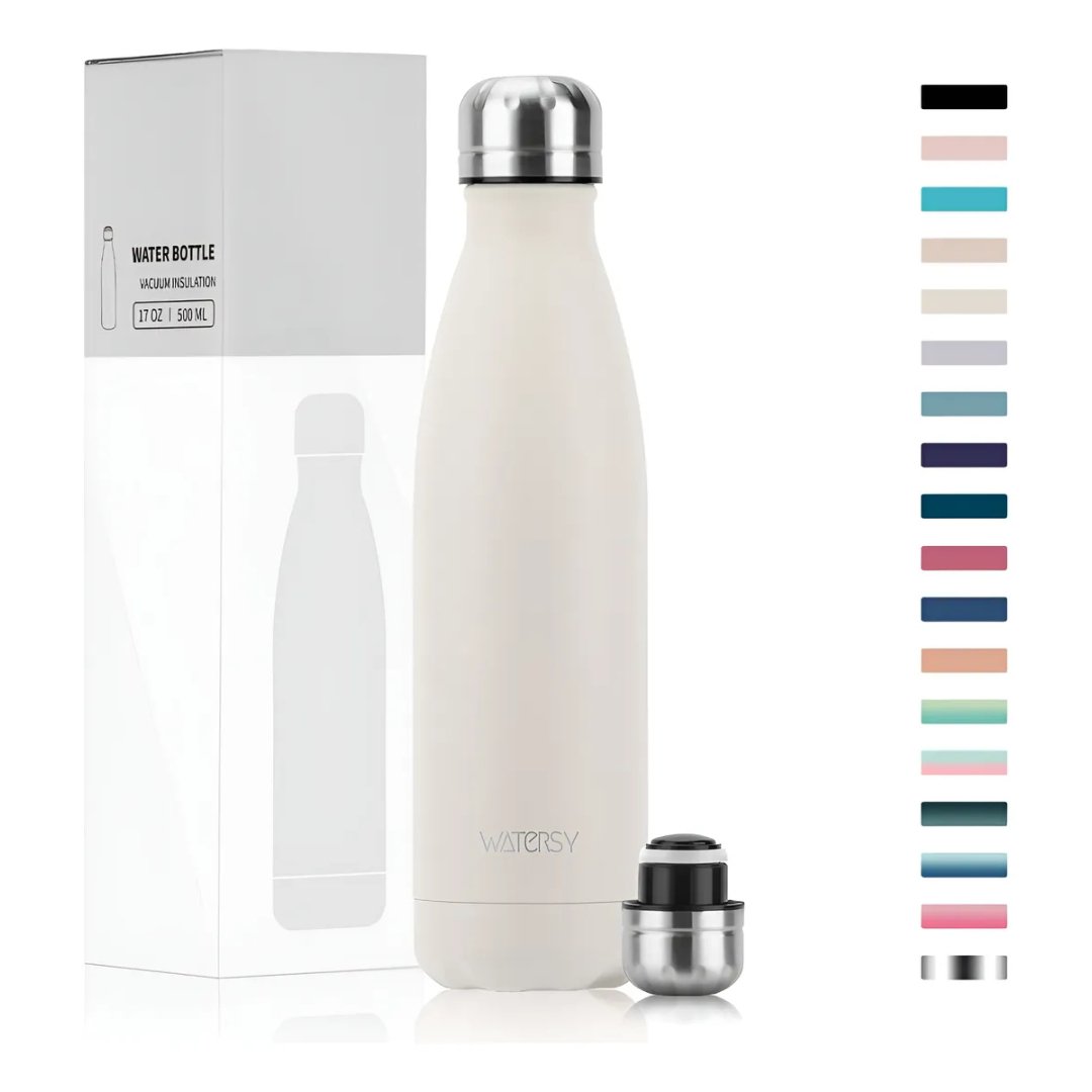 Watersy Garrafa Térmica 500ml Aço Inox Portátil Viagem 1 Uni