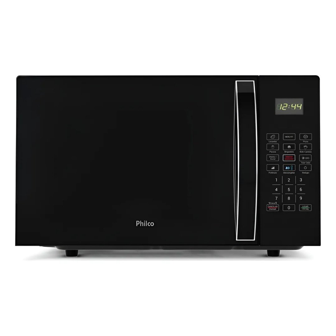 Micro-ondas Philco 28l Limpa Fácil 1100w Preto Pmo30p