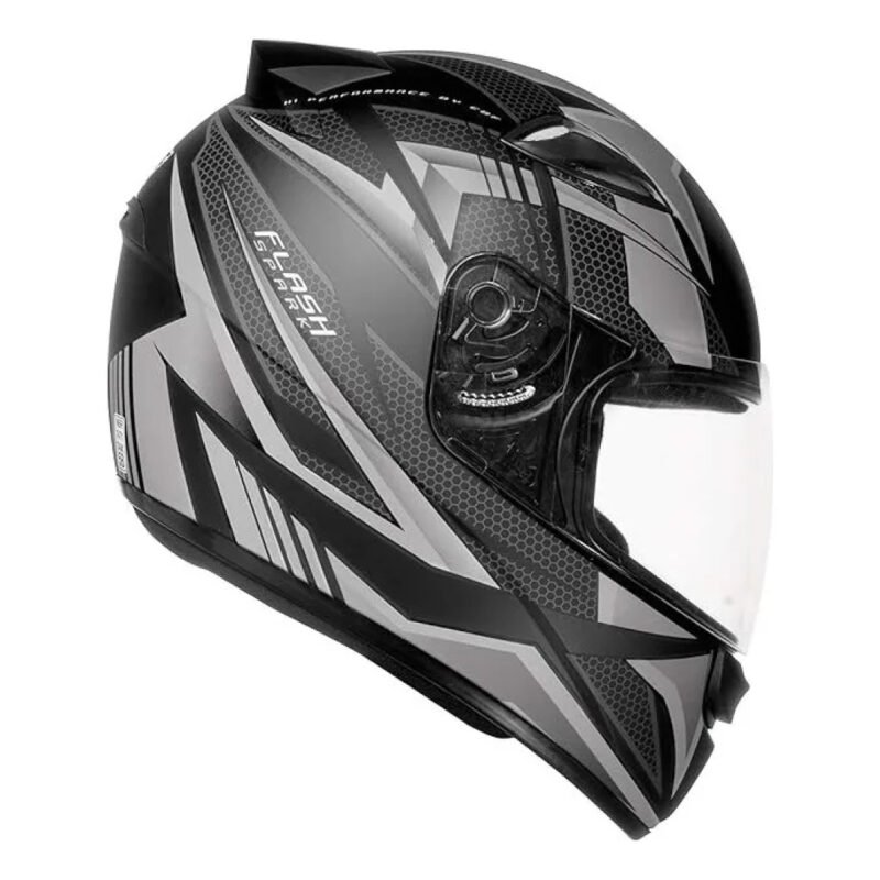 Capacete Moto Ebf Esportivo New Spark Flash C/ Narigueira