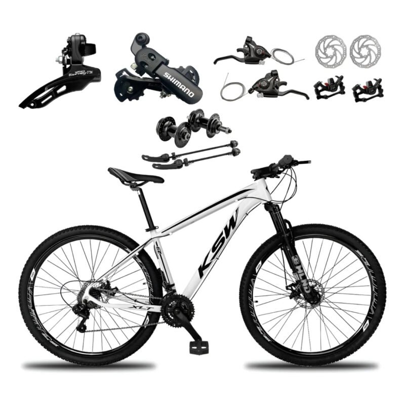 Bicicleta Aro 29 Mtb Ksw 21v Shimano E Freios A Disco