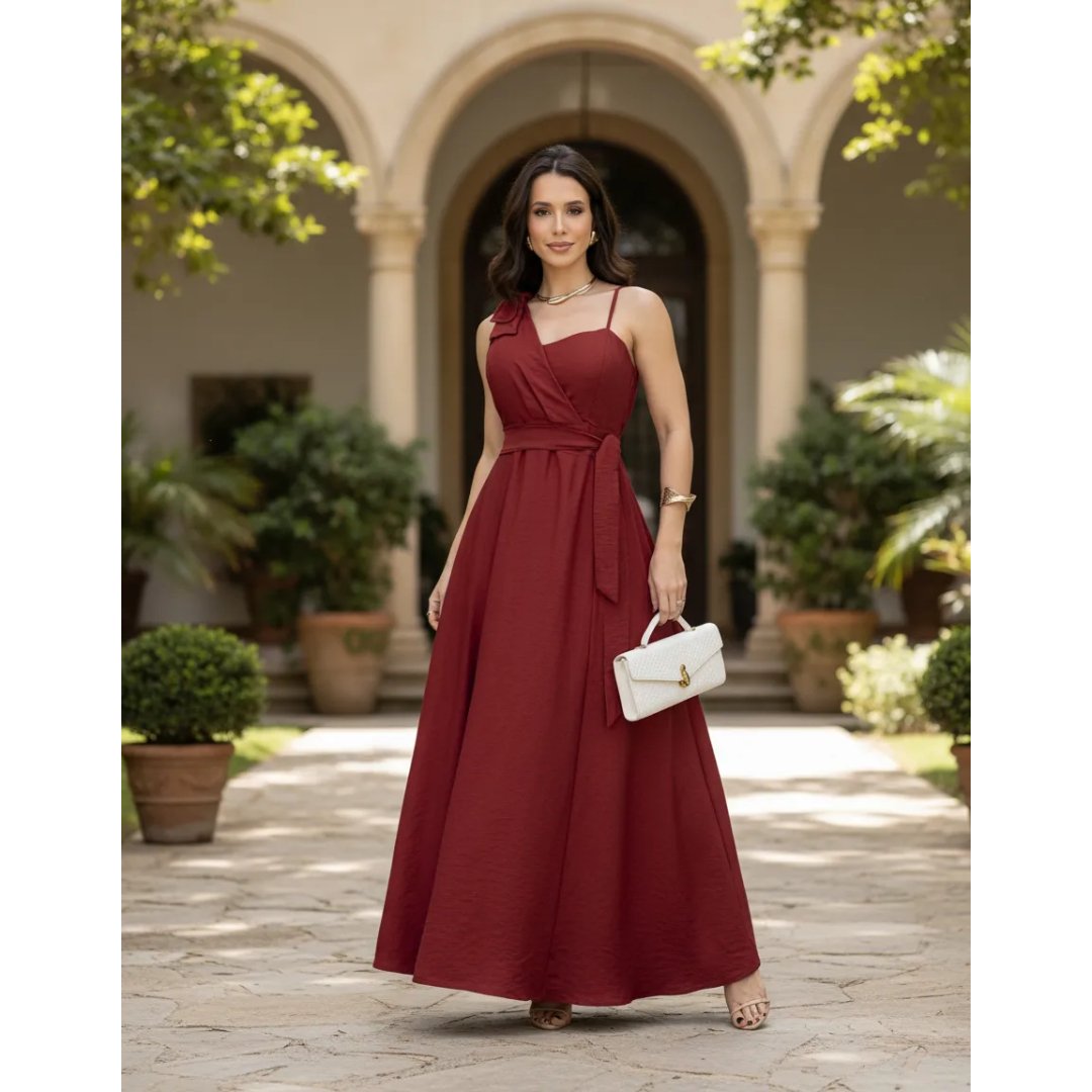 Vestido Longo Feminino Festa Convidada Formatura Casamento