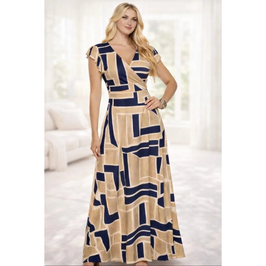 Vestido Feminino Longo Moda Evangélica Elegante