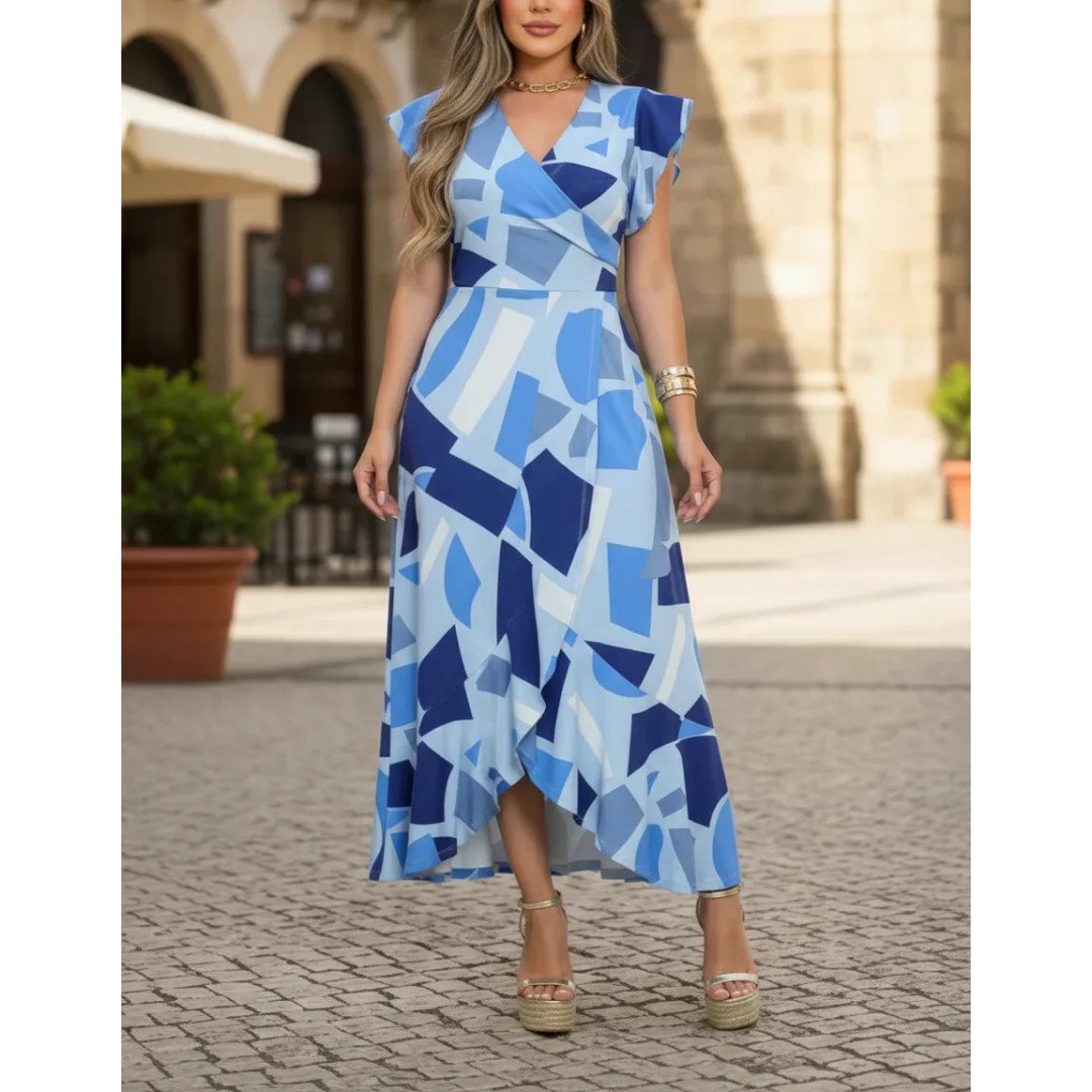 Vestido Feminino Longo Confortável Elegante Moda Evangélica