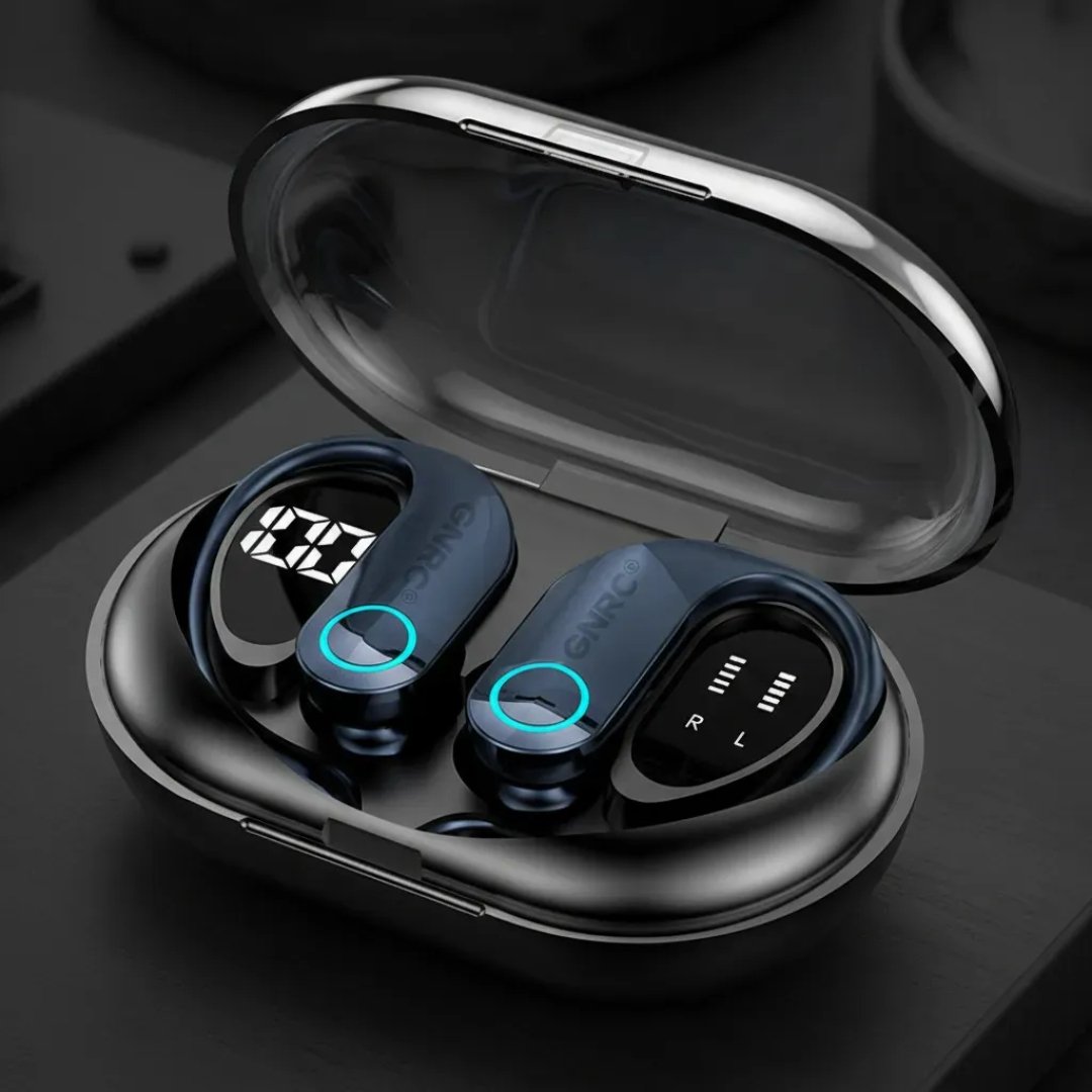 Fone De Ouvido Bluetooth 5.3 Sem Fio Wireless Tws Tipo Gancho Esportivo Academia Bike Ciclismo Corrida Compatível iPhone Samsumg Xiaomi Motorola Xt80 Lp75 Marca Gnrc