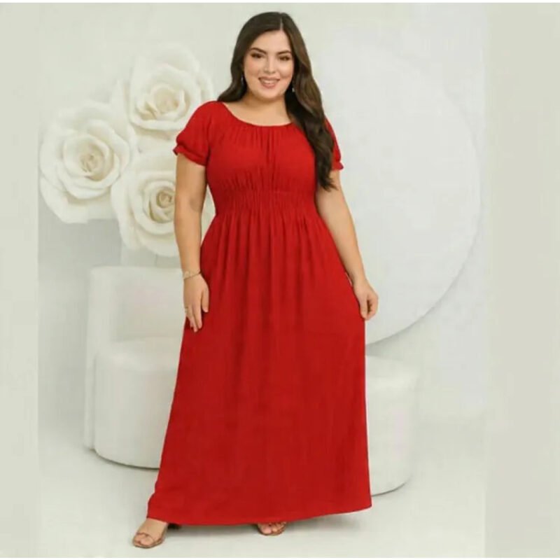 Vestido Longo Evangélico Elegante Soltinho Ciganinha Casual