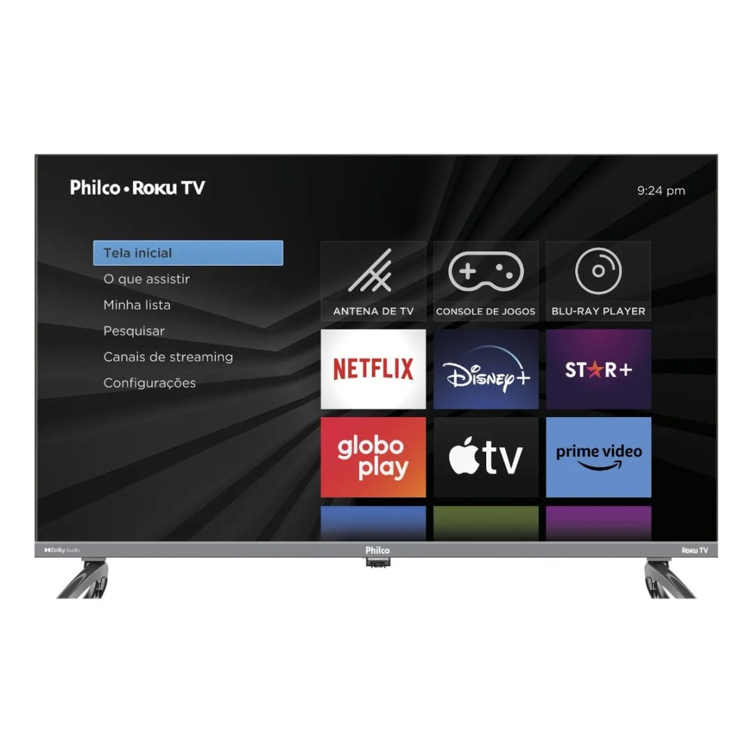 Smart Tv 32 Philco Ptv32k34rkgb Roku Tv Led Dolby Audio