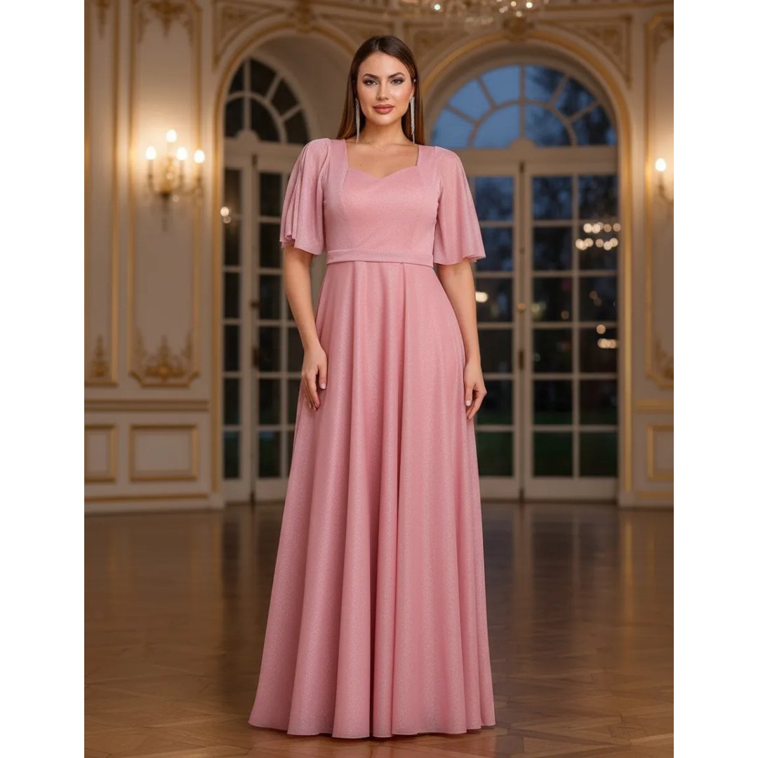 Vestido Longo Lilian Com Brilho