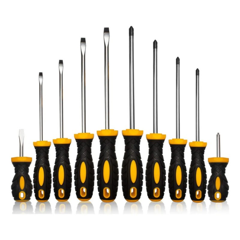 Kit Jogo Chave Fenda E Phillips 10 Peças
