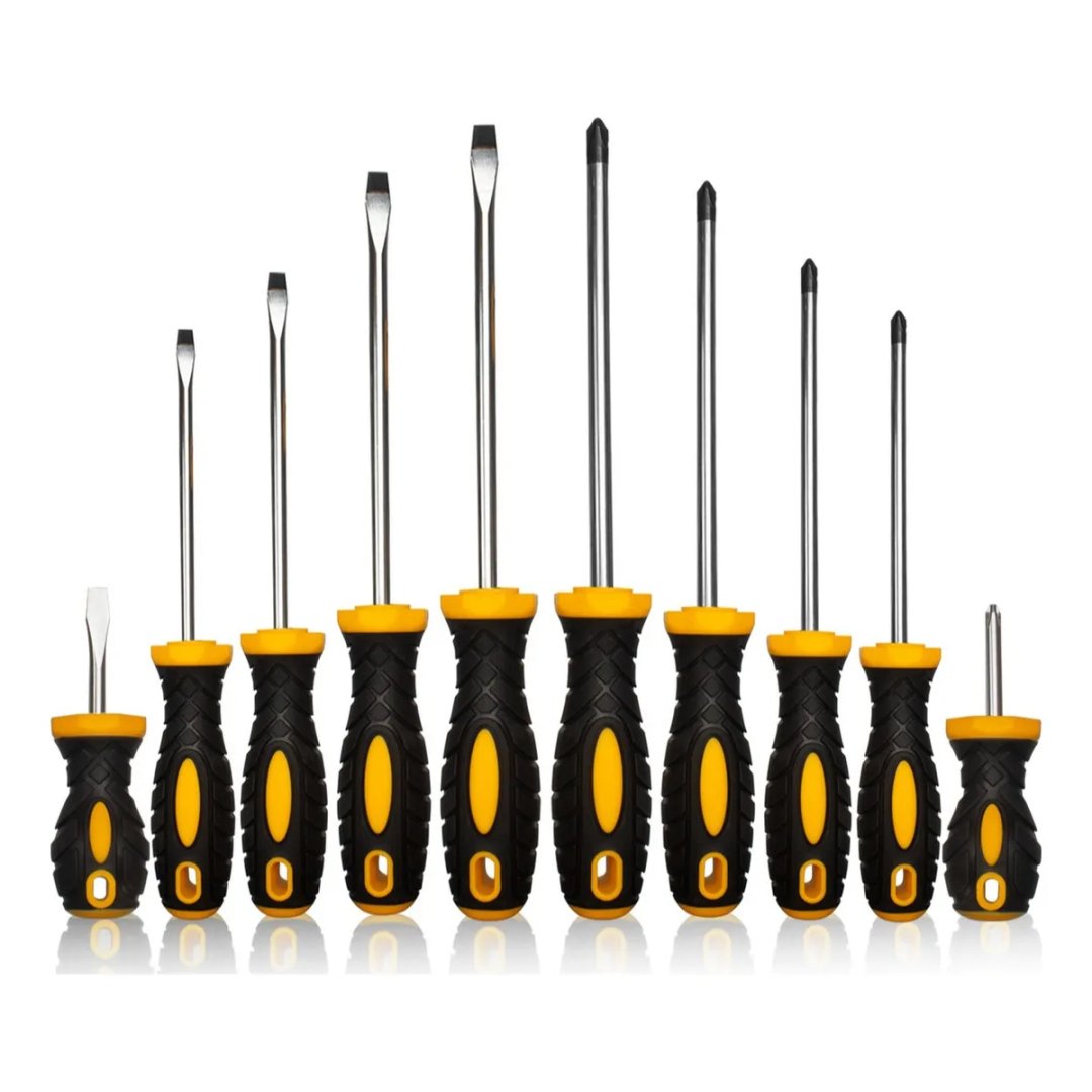 Kit Jogo Chave Fenda E Phillips 10 Peças