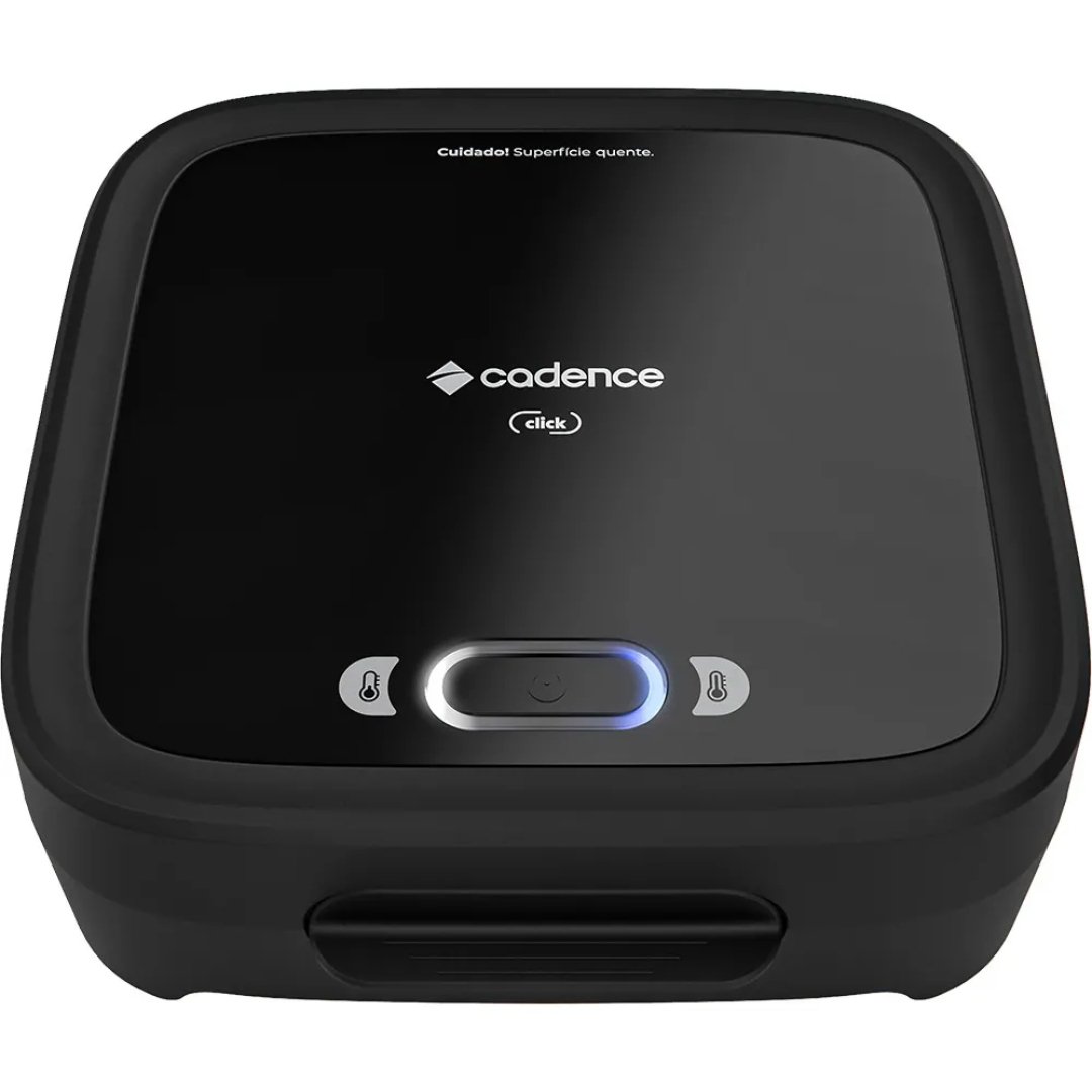 Sanduicheira Elétrica Cadence SAN400 Potência de 750W Preto