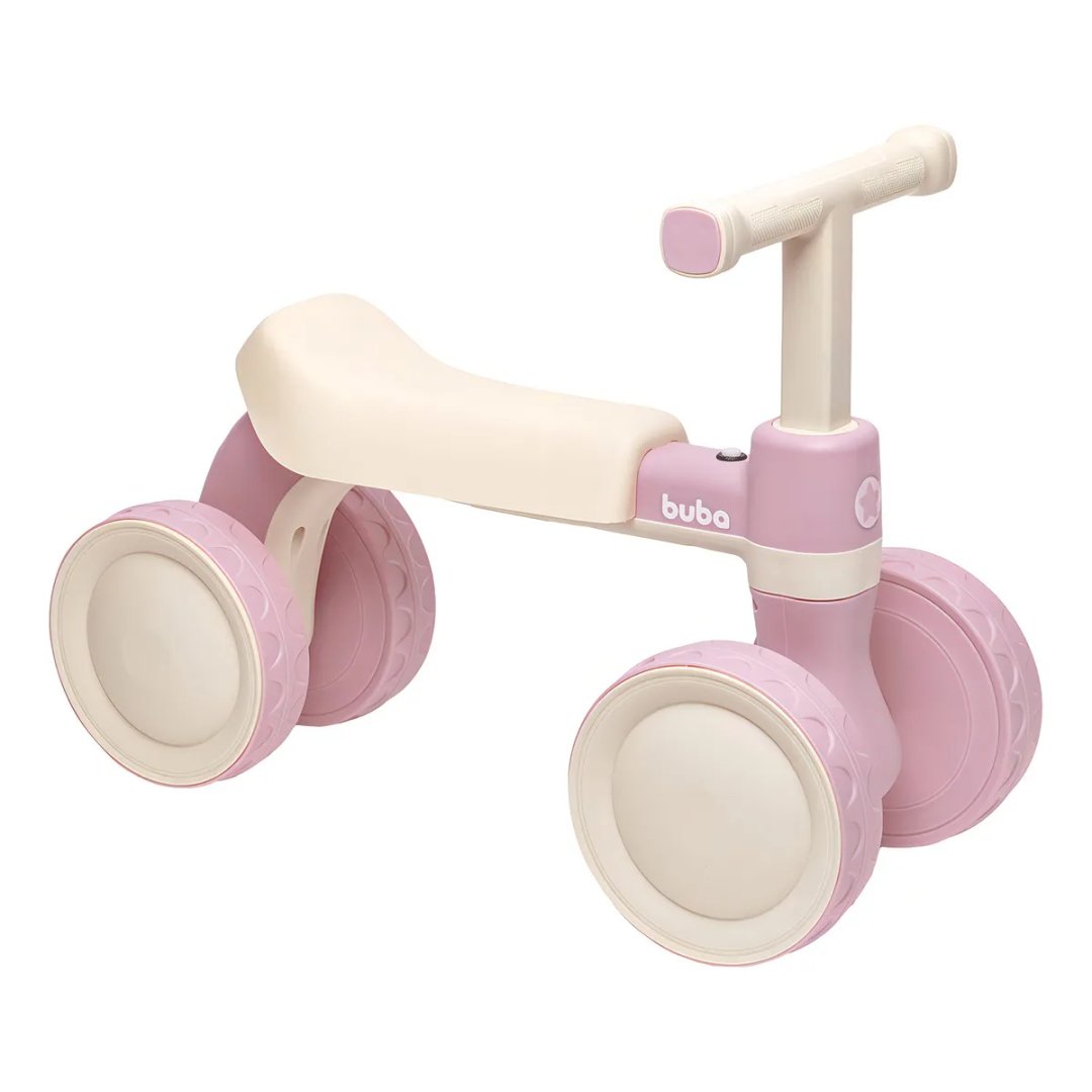 Bicicleta De Equilibrio Rosa Com Som Sem Pedal 18824 – Buba