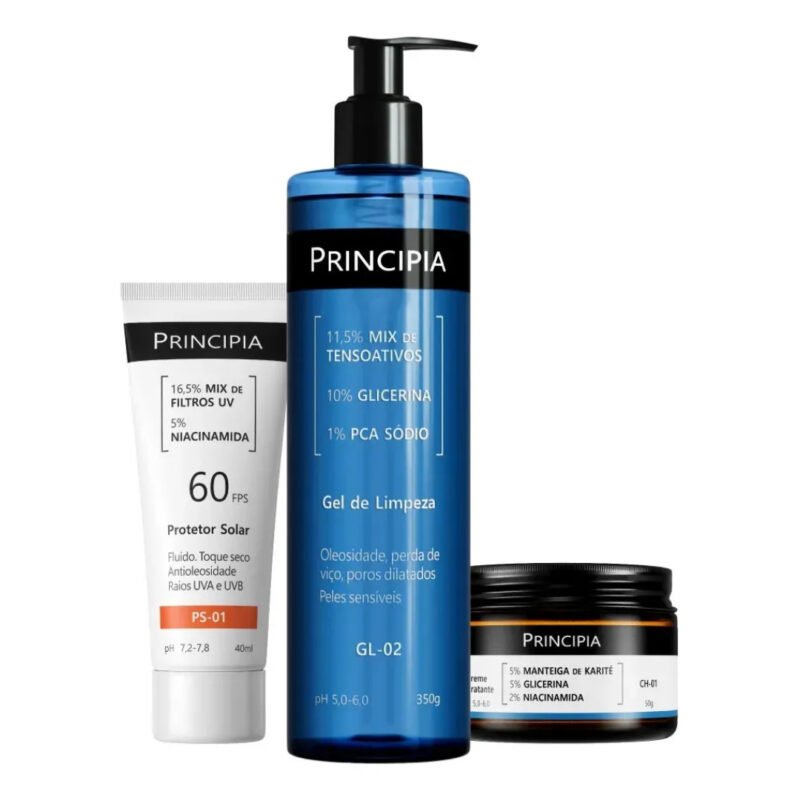 Principia Kit Completo Para Pele Sensível Com Fps 60