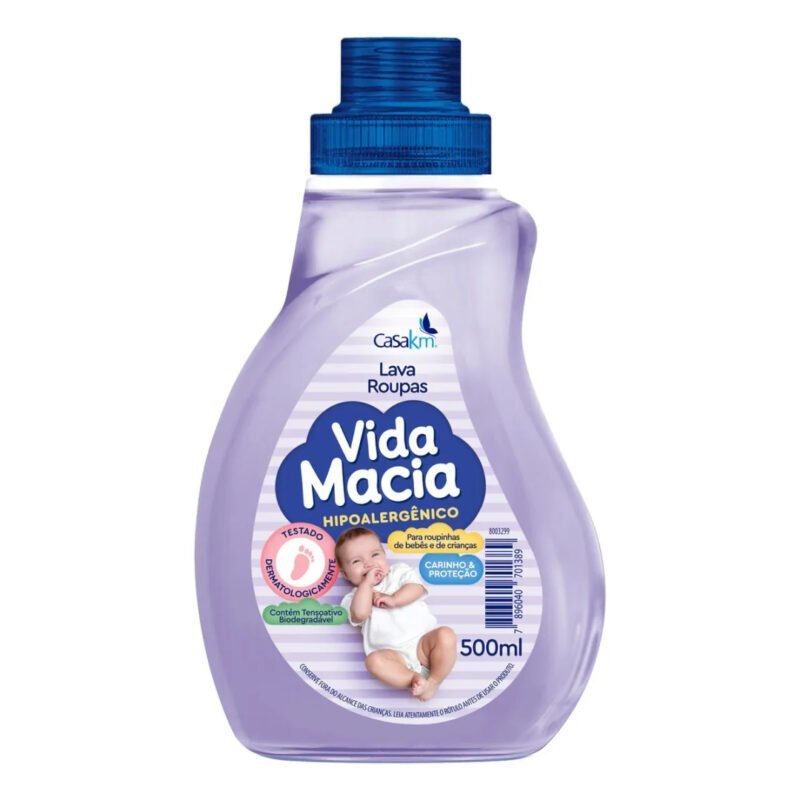 Lava Roupas Liquido Vida Macia 500ml