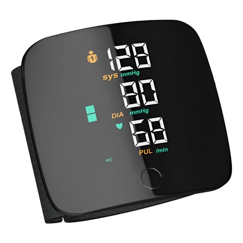 Medidor De Pressão Recarregável Led Voz Em Português Pulso Preto Marca TXVAR