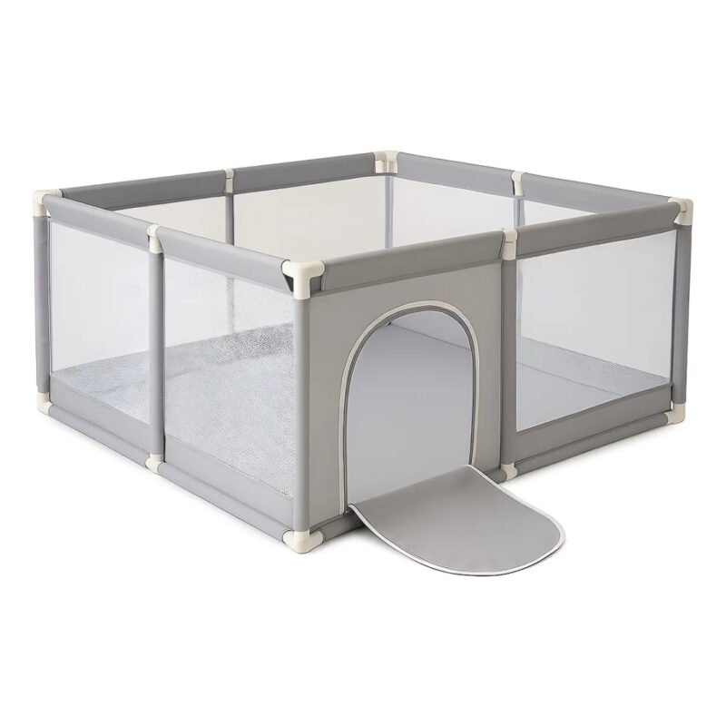 Cercadinho Bebê Chiqueirinho Cercado Tela Infantil 120cm Dox