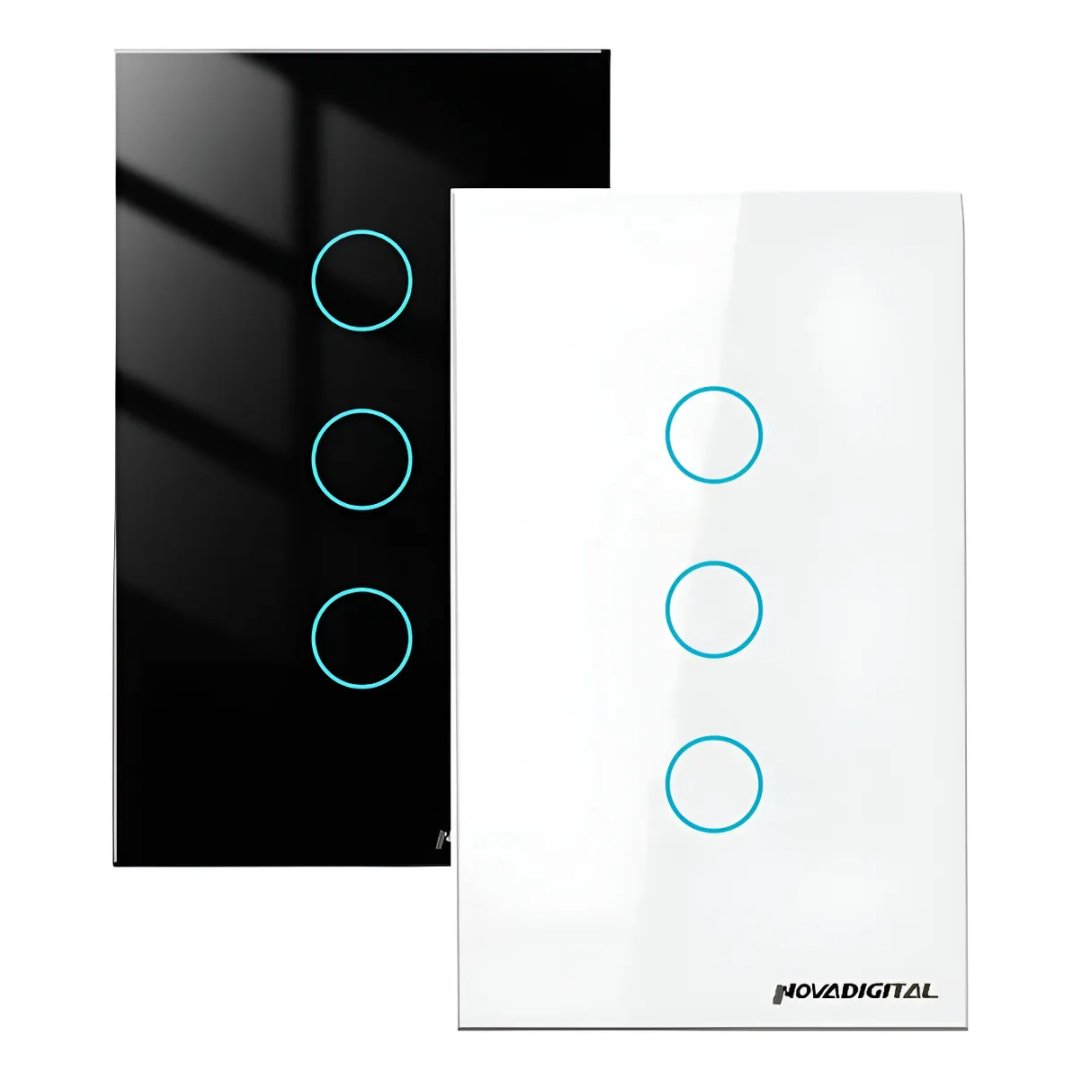 Interruptor Inteligente Wi-fi Nova Digital 3 Botões Original