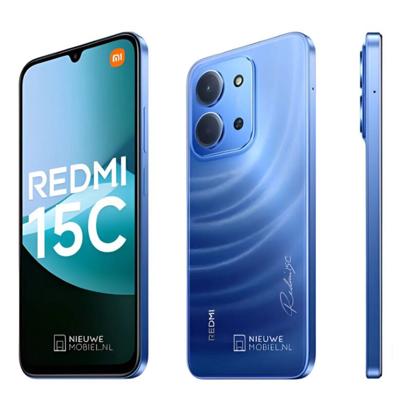 Celular Xiaomi Redmi 15c 256gb 8gb Ram Dual Sim + Nfc Cor Azul