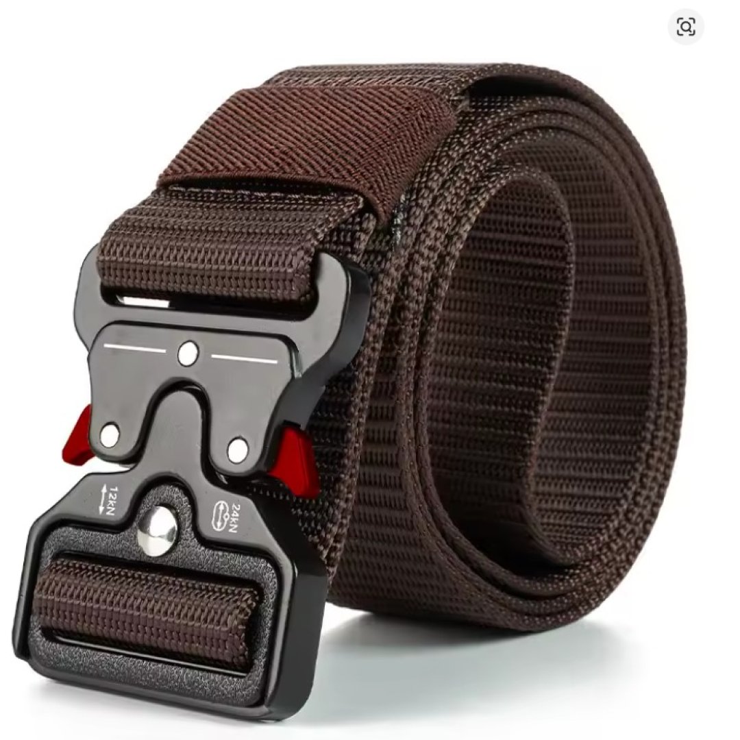Cinto tático genuíno de liberação rápida, cinto militar ao ar livre macio, acessórios esportivos de nylon real, cinto preto para homens e mulheres