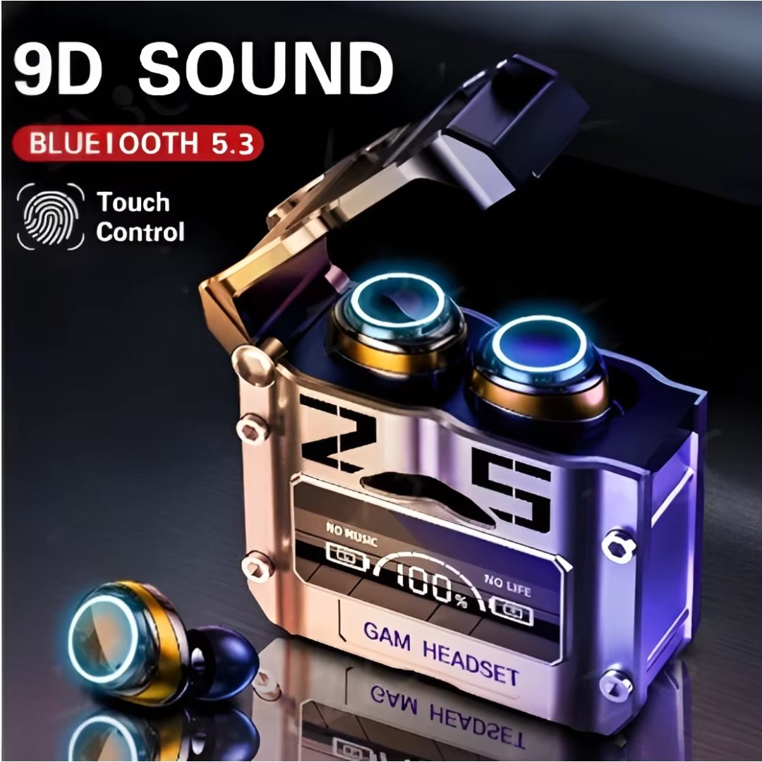 Fone De Ouvido Sem Fio Bluetooth M25 TWS Com Controle De Toque Redução De Ruído Estéreo Para Jogos Microfone – Neverdie Store