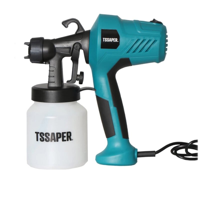 Pistola Elétrica Para Pintura Pulverizador de Tinta com Bico de Metal e Compressor 450w – TSSAPER