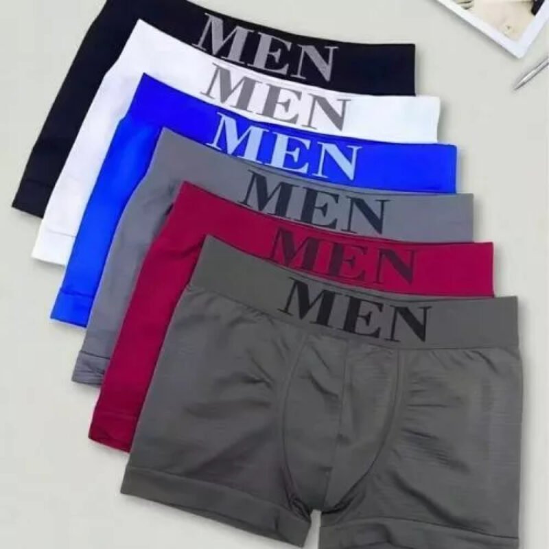 Kit Com 5 Cuecas Boxer Masculina De Microfibra Cueca Box Promoção Atacado