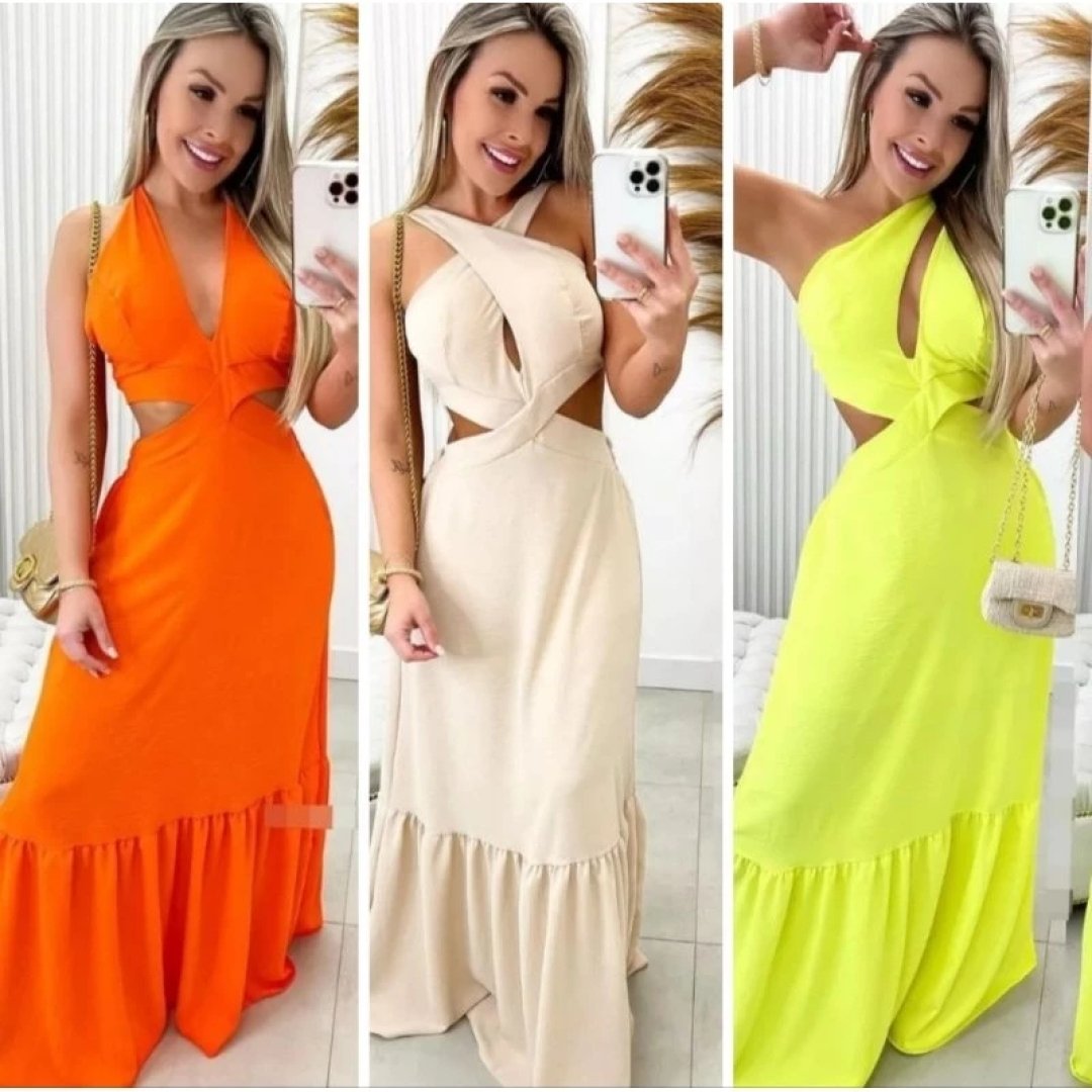 Vestido longo duna