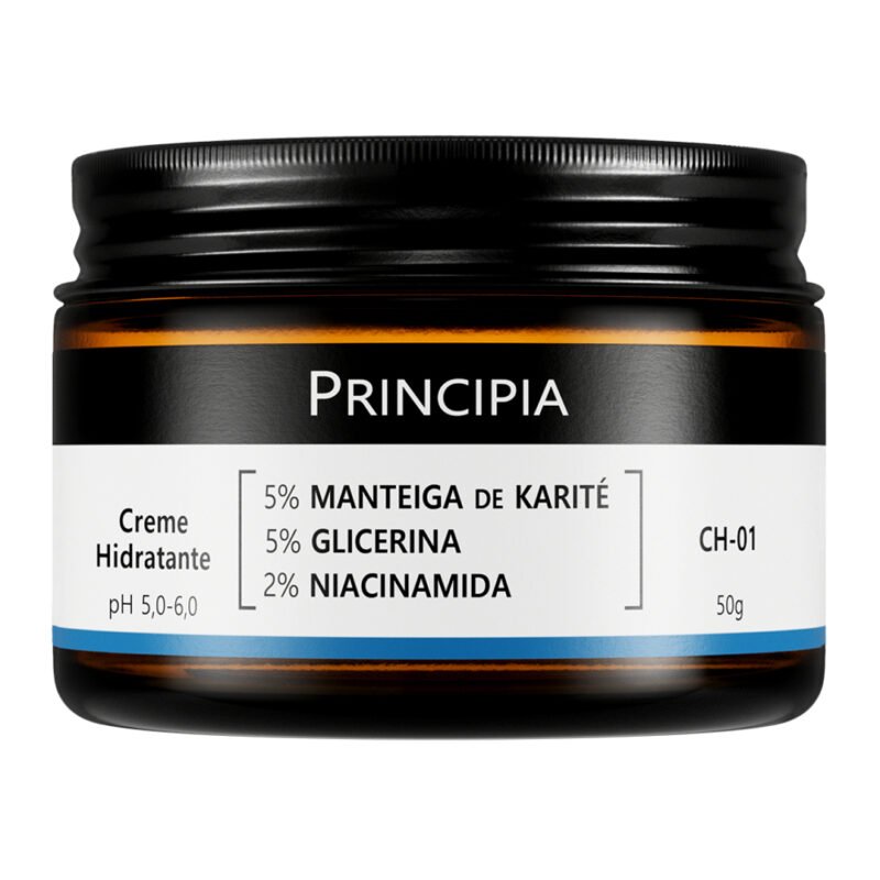Creme Hidratante Facial 5% Manteiga de Karité + 5% Glicerina + 2% Niacinamida CH-01Principia – 50g