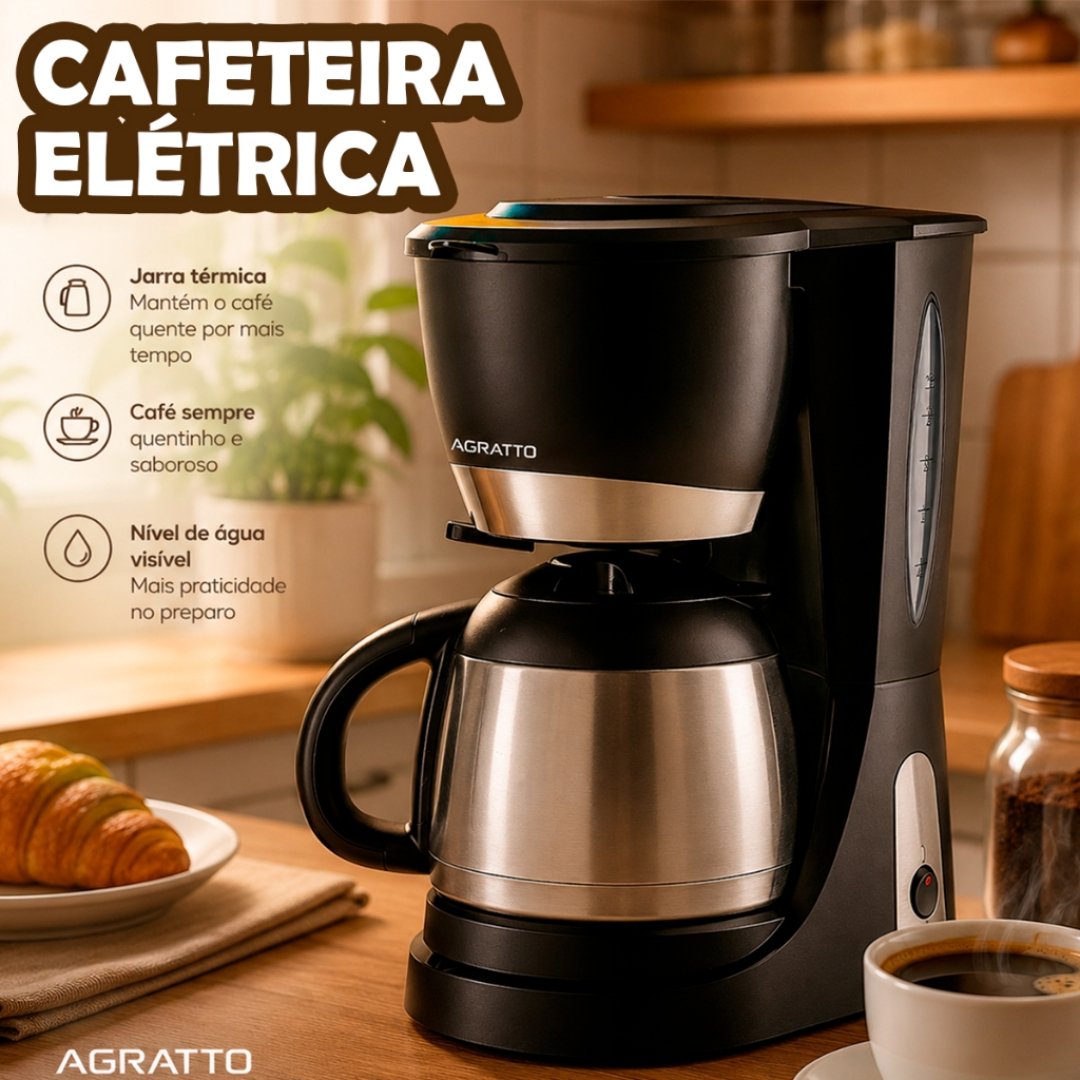Cafeteira Elétrica 110V Cafeteira Grande 25 Xícara Cafeteira Com Jarra Inoxx Cafeteira coffee Break