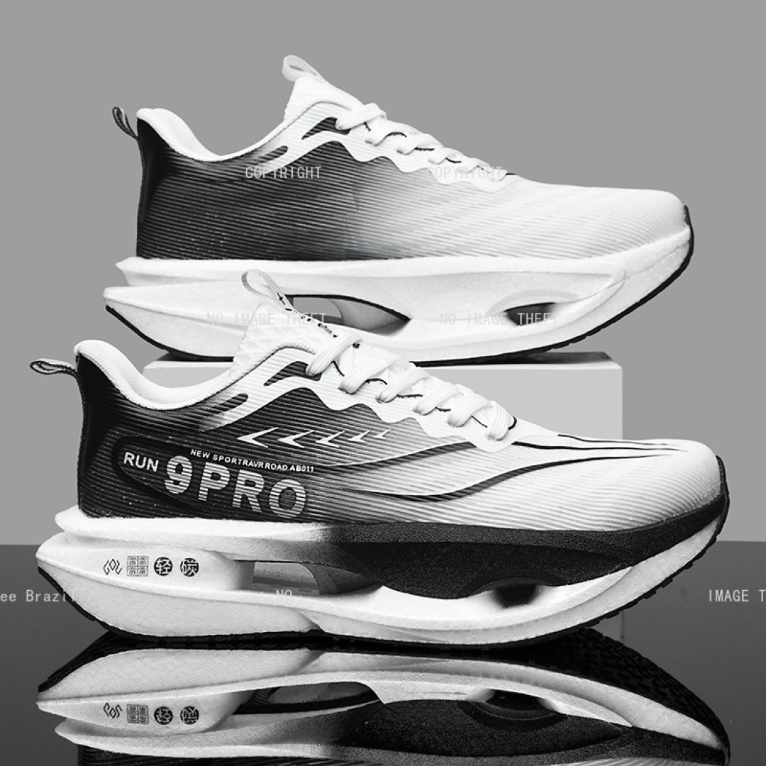 Outono Novos Tênis De Corrida Masculino E Feminino Placa De Carbono Sapatos Esportivos 35-45