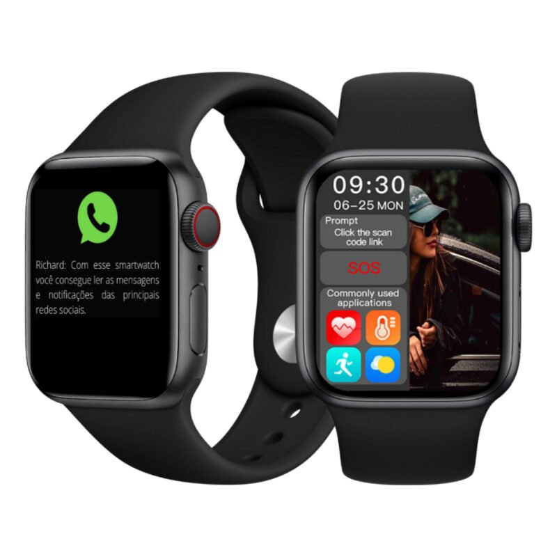 Relógio Inteligente Smartwatch Serie 10 Tela 45mm Com Película Feminino Masculino – Fere Fit