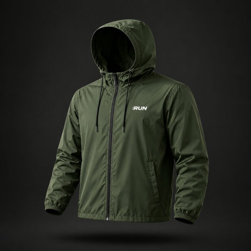Jaqueta Corta Vento Impermeável P ao G4 Plus Size UV+ Gola Alta Semi Forrada Corrida Academia