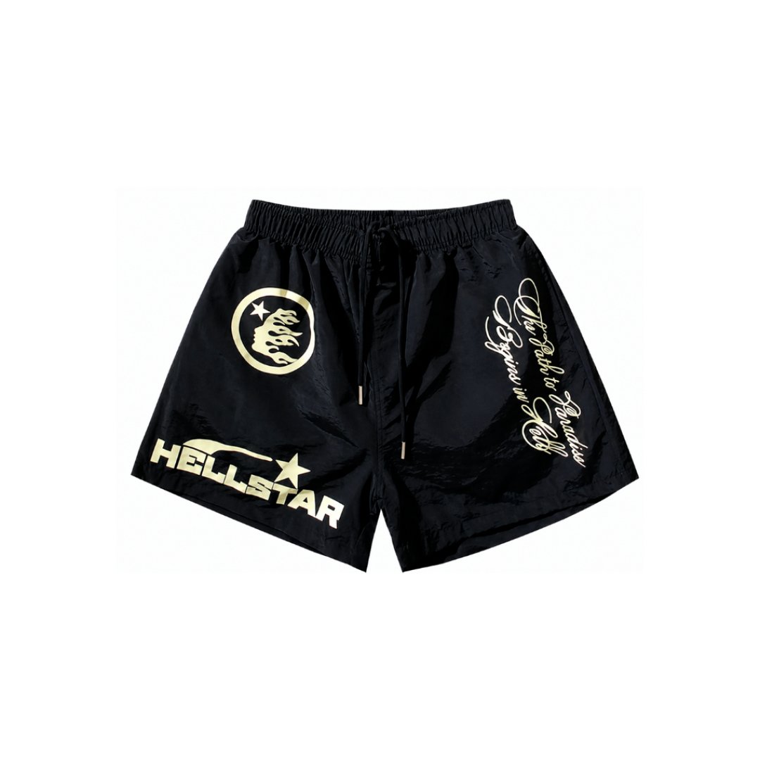 Bermuda Tactel Hellstar The Path of Paradise Streetwear