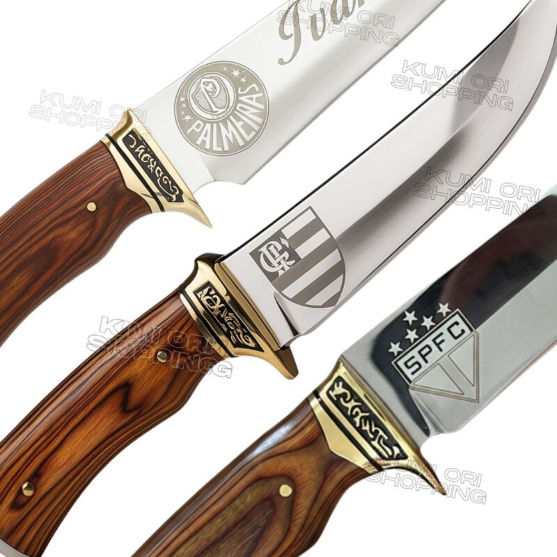 Faca Para Churrasco Profissional Luxo Personalizado Seu time