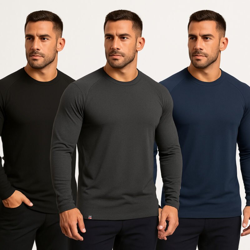 Kit 3 e 2 camisas Termicas Proteção Uv 50+ Camisa Fitness para academia Camisa Motoboy