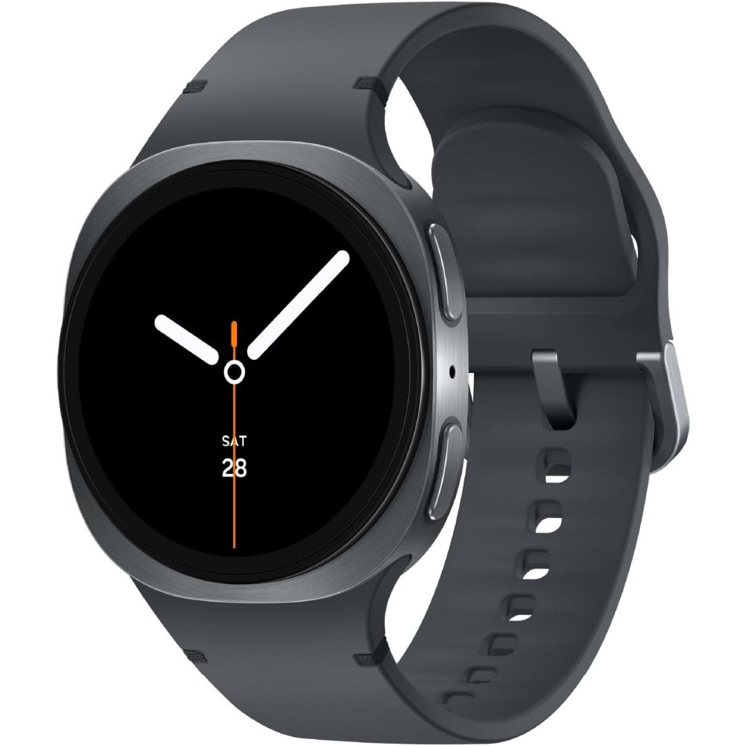 Samsung Galaxy Watch 8 (2025) 40mm Bluetooth Smartwatch, Cushion Design, Fitness Tracker, Sleep Coaching, Running Coach, Energy Score, Heart Rate Tracking, Graphite [US Version, 2 Yr Warranty]